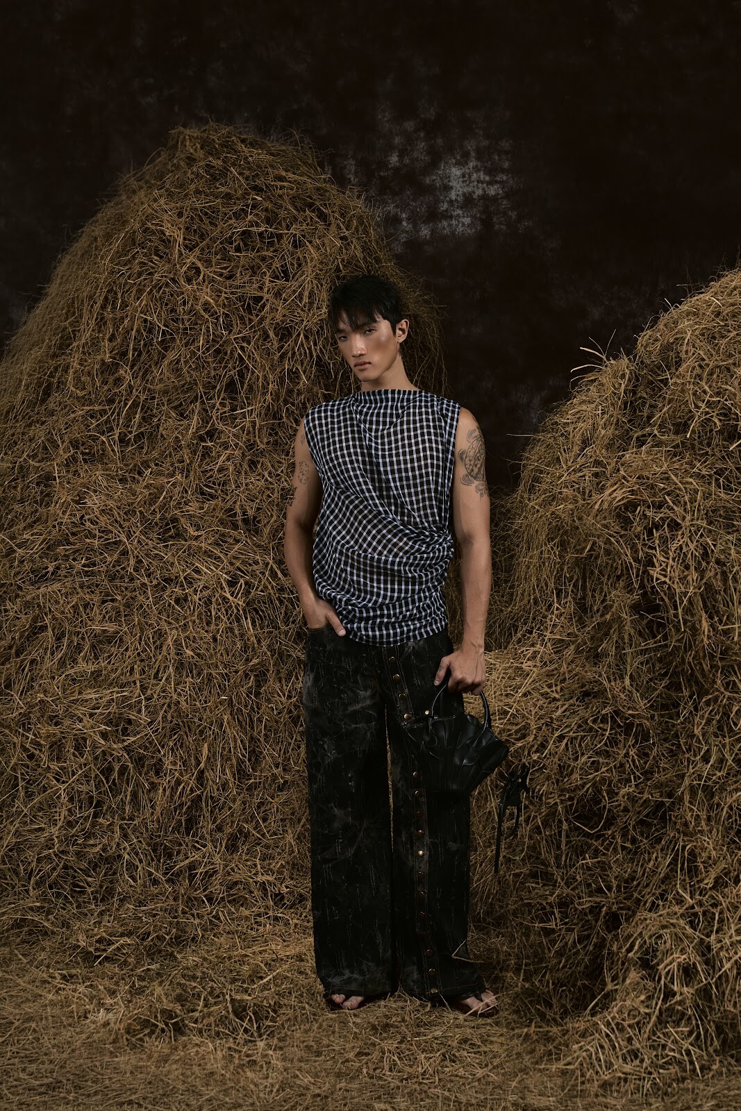 THÂN THƯƠNG MUSLIN GINGHAM TOP