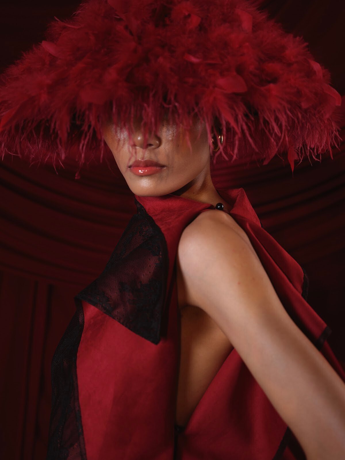 Miệt Vườn Feathered Palm-leaf Conical Hat