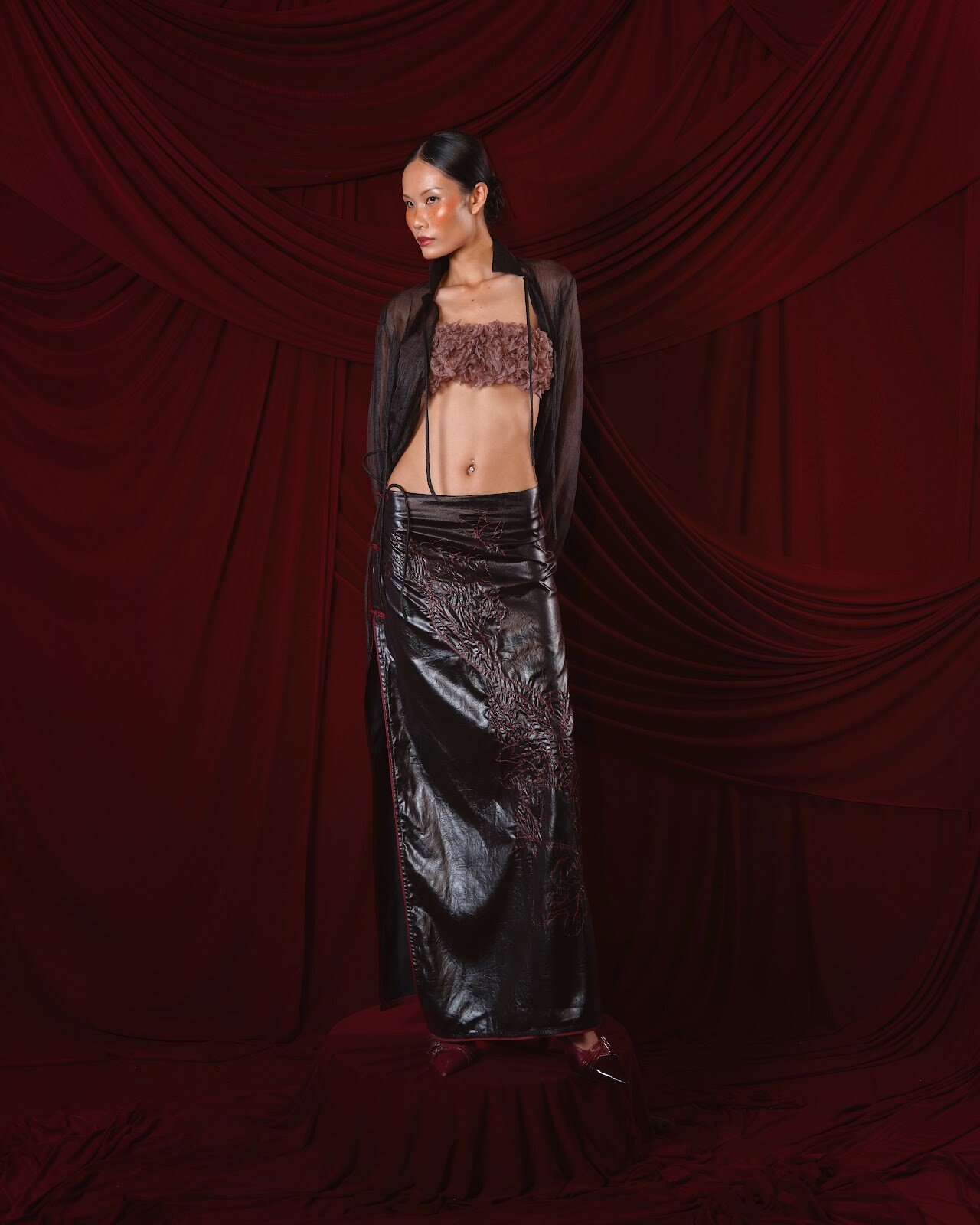 Phấn Sương Chiffon Blouse